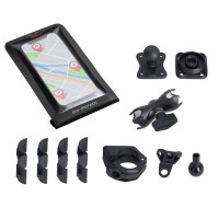 SW Motech Universal GPS Mount Kit with Smartphone Drybag for Handlebar / Mirror Thread