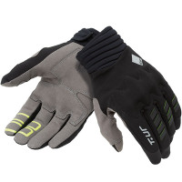 T.ur G-Six Pro Textile Gloves - Black / Fluo Yellow