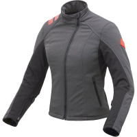 T.ur Ladies Podium Hydroscud® Textile Jacket - Anthracite / Black