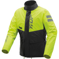 T.ur Roadtrip Hydroscud® Waterproof Jacket - Black / Fluo Yellow