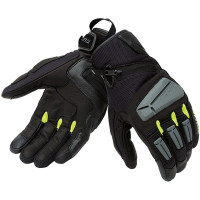 T.ur G-Four Textile Gloves - Black / Fluo Yellow