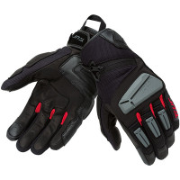 T.ur G-Four Textile Gloves - Black / Red