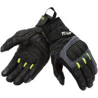 T.ur G-Knit Textile Gloves - Black / Fluo Yellow