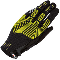 T.ur G-Three Textile Gloves - Black / Fluo Yellow