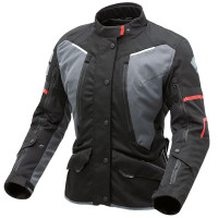 T.ur Ladies Himalaya Textile Jacket - Black / Dark Grey