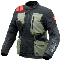 T.ur Roadbook Textile Jacket - Green / Dark Grey