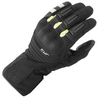 T.ur TR-P Waterproof Gloves - Black / Yellow Fluo