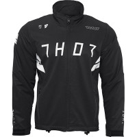 Thor Warm Up Textile Jacket - Black / White