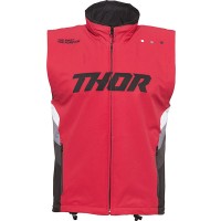 Thor Warm Up Vest - Red / Black