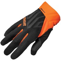 Thor Draft Textile Gloves - Black / Orange 