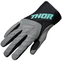 Thor Spectrum Gloves - Grey / Black / Mint