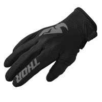 Thor Ladies Sector Textile Gloves - Black / Grey