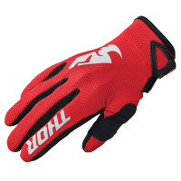 Thor Sector Textile Gloves - Red