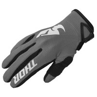 Thor Youth Sector Textile Gloves - Grey