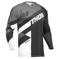 Thor Youth Sector Checker Jersey - Black / Grey