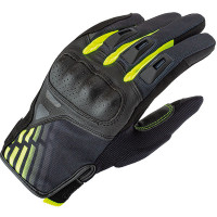 Tucano Urbano Stacca Textile Gloves - Black / Fluo Yellow