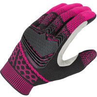 Tucano Urbano Supermano Textile Gloves - Black / Bougainville