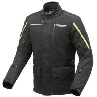 Tucano Urbano 4Stroke Hydroscud® Textile Jacket - Black / Fluo Yellow