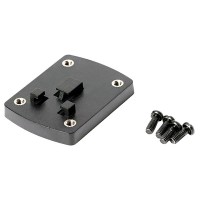 Ultimateaddons 3 Prong Male Adapter Plate - Amps 4 Hole Layout