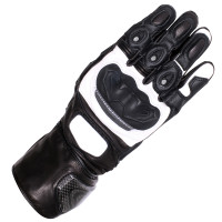 Weise Long Race Rennen Gloves - Black / White