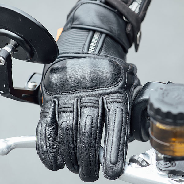 Merlin Clanstone D3O Leather Gloves, Motorcycle Clothing