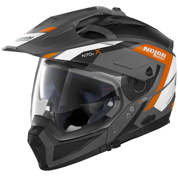 Nolan N70-2 X Grandes Alpes - Lava Grey / Orange review