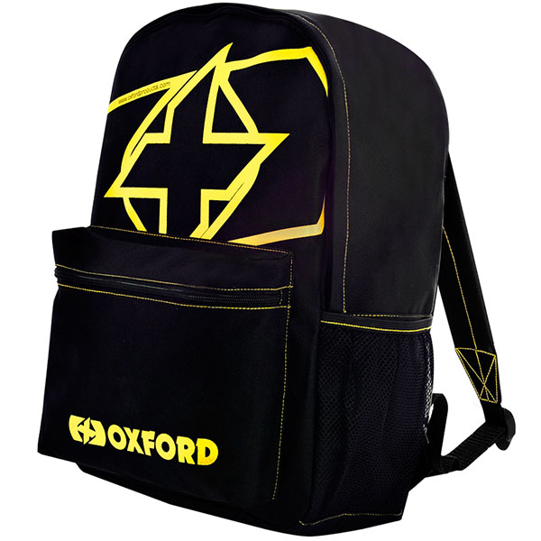 Yellow backpack with hot sale side pockets