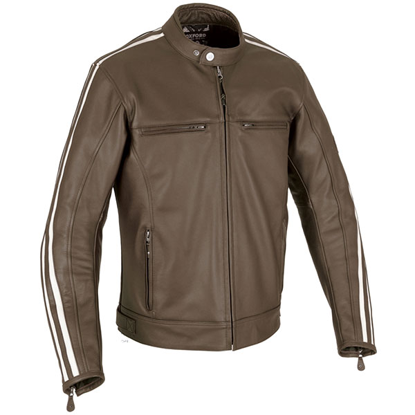 Oxford Bladon Leather Jacket - Brown