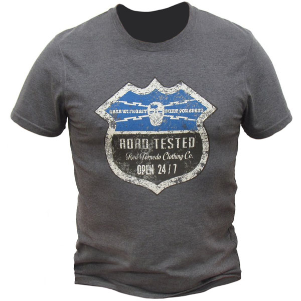 Red Torpedo Road Tested T-Shirt - Graphite review