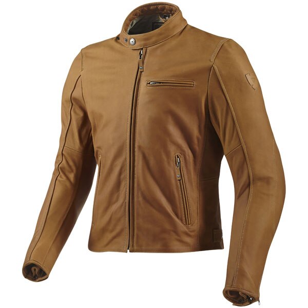 Rev'it Flatbush Leather Jacket - Camel