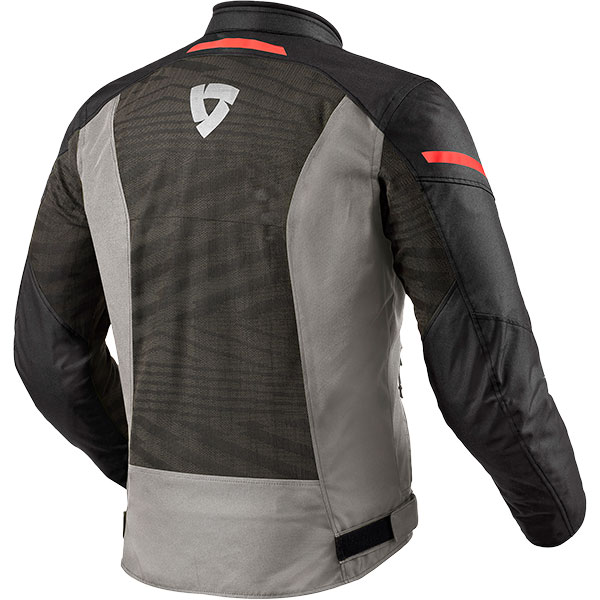 Rev'it Torque 2 H2O Textile Jacket - Grey / Red - FREE UK DELIVERY