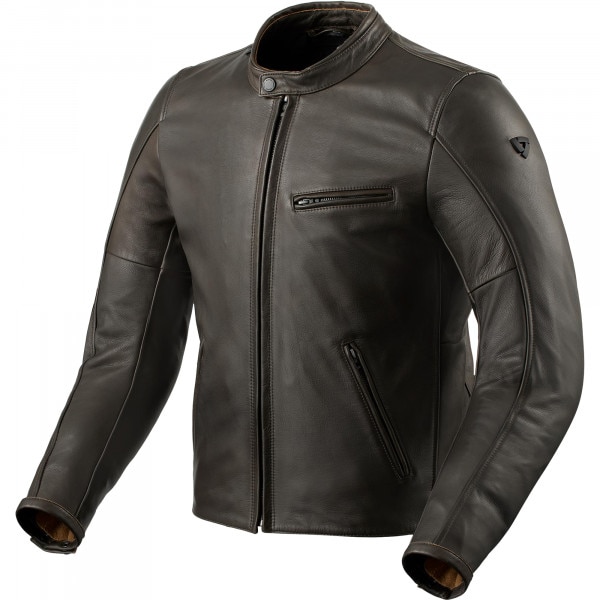 Rev'it Rino Leather Jacket - Brown - FREE UK DELIVERY