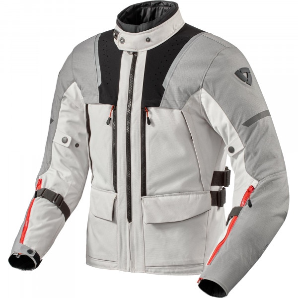 Rev'it Offtrack 2 H2O Textile Jacket - Light Grey / Silver - FREE UK ...