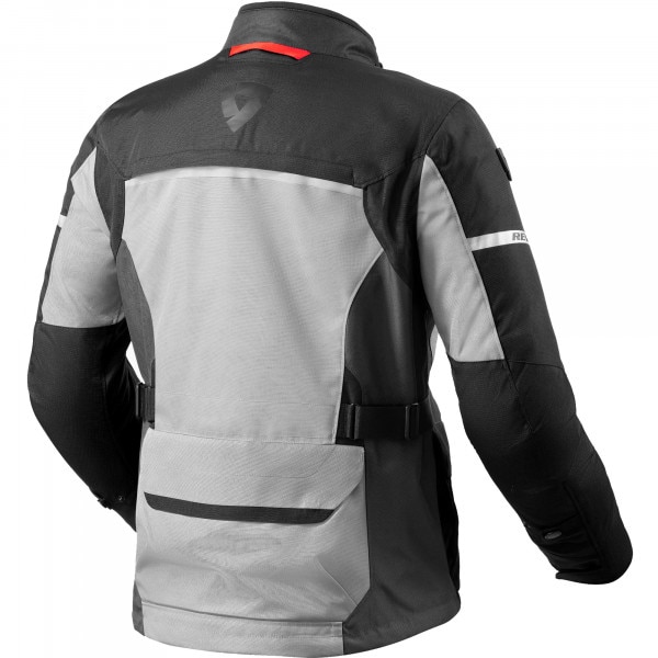 Rev'it Outback 4 H2O Textile Jacket - Silver / Black - FREE UK DELIVERY