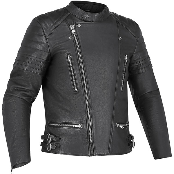 Richa Camden Leather Jacket - Black - FREE UK DELIVERY