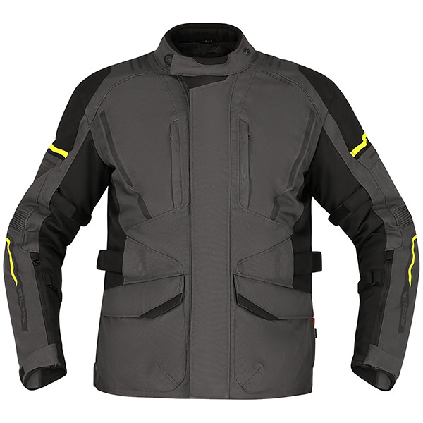 Richa Infinity 3 Textile Jacket - Black / Grey / Fluo Yellow - FREE UK ...