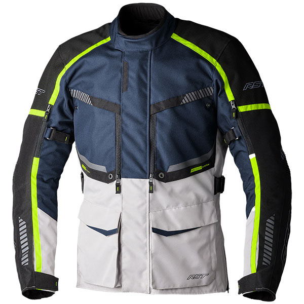 RST Maverick Evo CE Textile Jacket - Navy / Silver - FREE UK DELIVERY