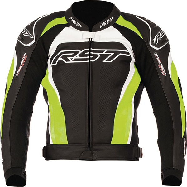 RST Tractech Evo 2 Leather Jacket - Flo Green