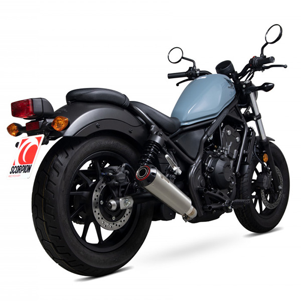 scorpion-exhaust_red-power_honda-cmx500-rebel_17-19_steel_on-bike-3-quarter.jpg