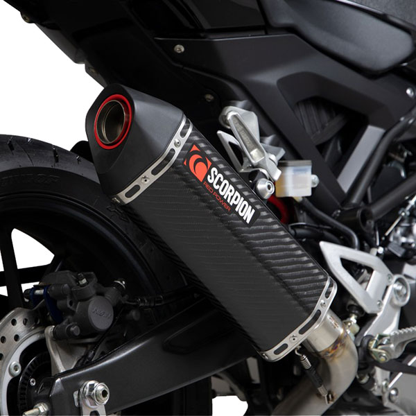 scorpion-exhaust_serket-parallel-full_honda-cb-125-r_18-20_carbon_on-bike.jpg