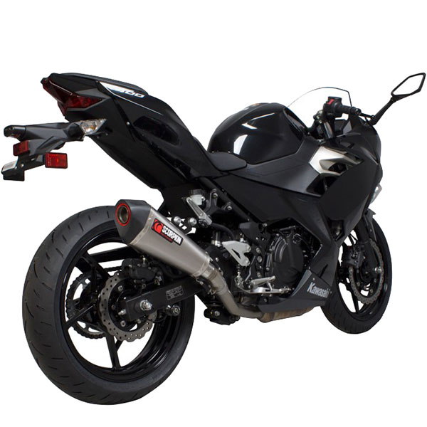 scorpion-exhaust_serket-taper-slip-on_kawasaki-ninja-400_18-19_titanium_on-bike.jpg