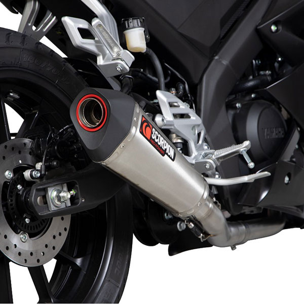 scorpion-exhaust_serket-taper_yamaha-yzf-r125-r15_2019_steel_on-bike.jpg