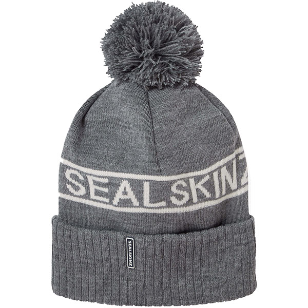 Dark grey bobble hat on sale