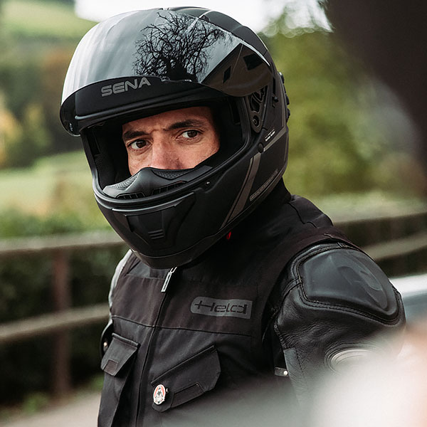 impulse modular motorcycle smart helmet with mesh intercom