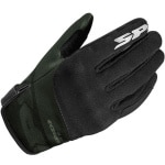 Spidi Flash KP Gloves - Black / White / Dark Green