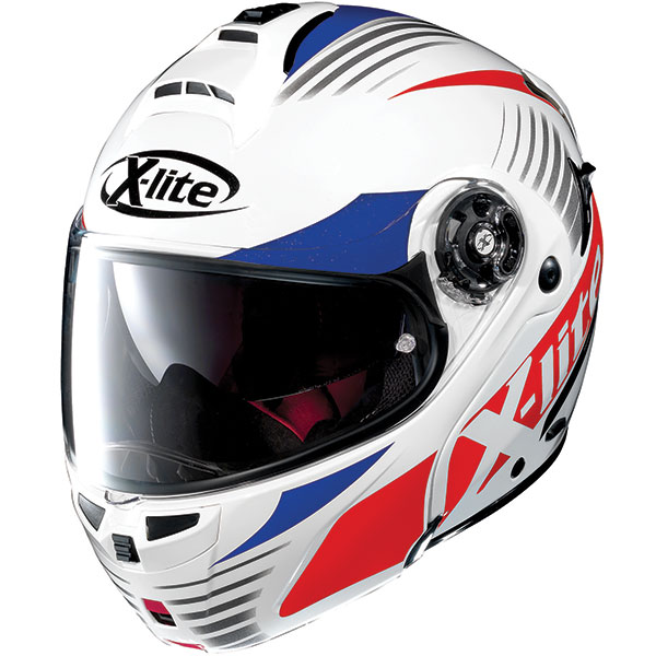 X-Lite X-1004 Nordhelle N-Com - Metal White / Blue / Red review